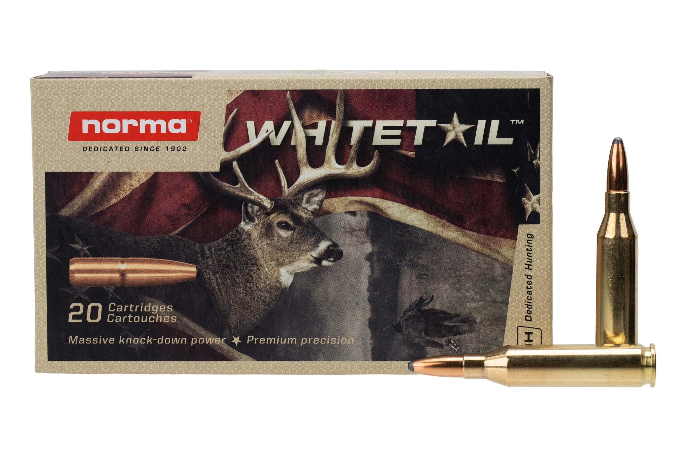 Norma Whitetail 243 Win 100gr PSP Ammo - Box of 20